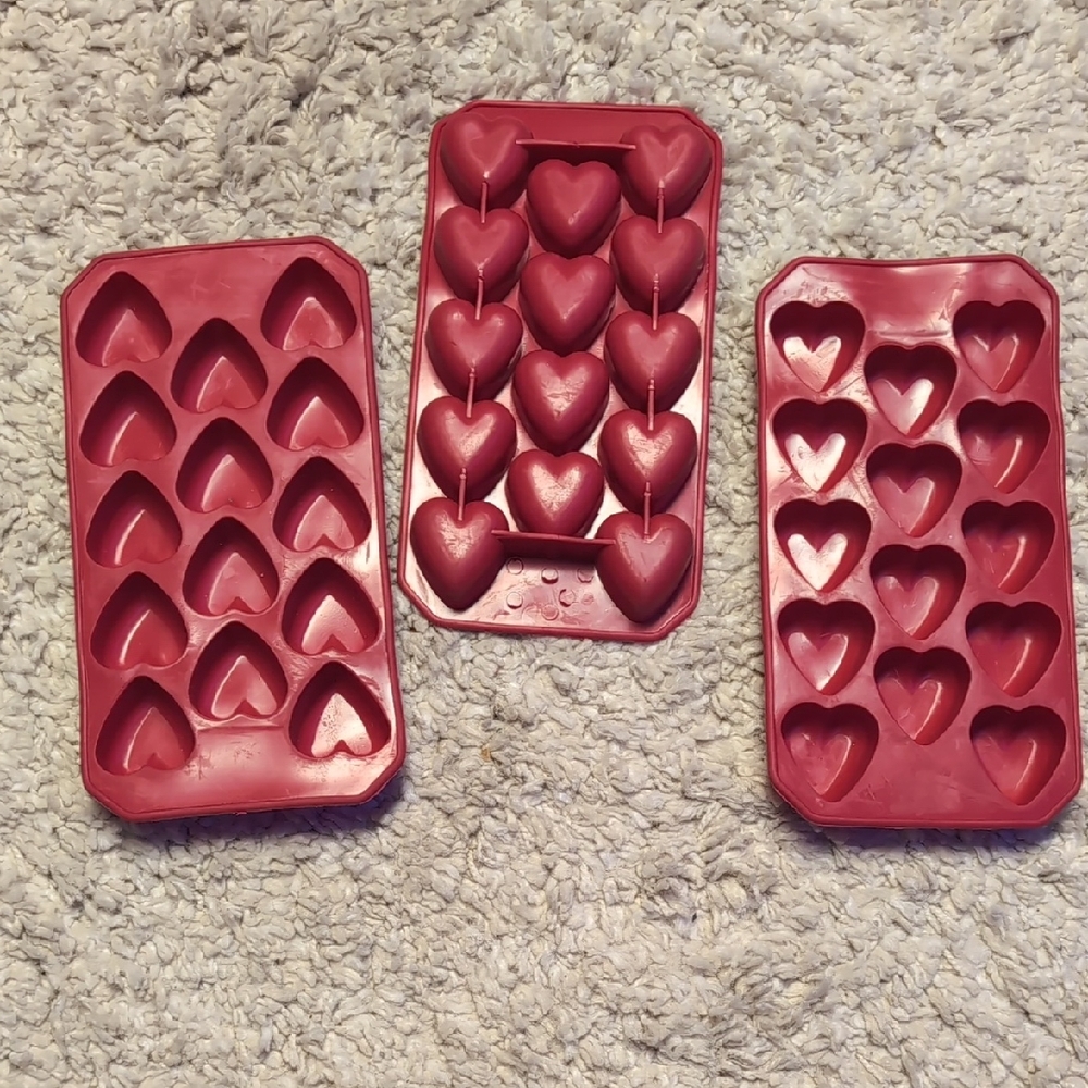 Silicone Ice Chocolate Heart Molds